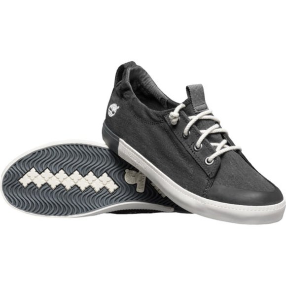 Timberland Shoes - Timberland Women’s Grey A15MU Newport Bay Canvas Sneakers Size 7